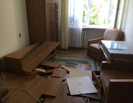 Likwidacja wyposażenia w mieszkaniu