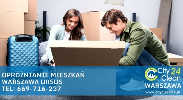 Opróżnianie mieszkań Warszawa Ursus – Kompleksowa Usługa Krok po Kroku z CityClean24