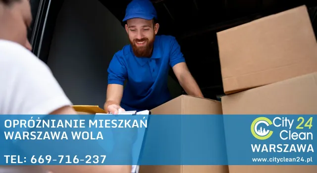 Opróżnianie Mieszkań Warszawa Wola: Wywóz Mebli CityClean24