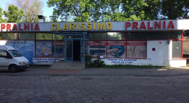 Mycie okien w pralni “Clarissimo” w Warszawie