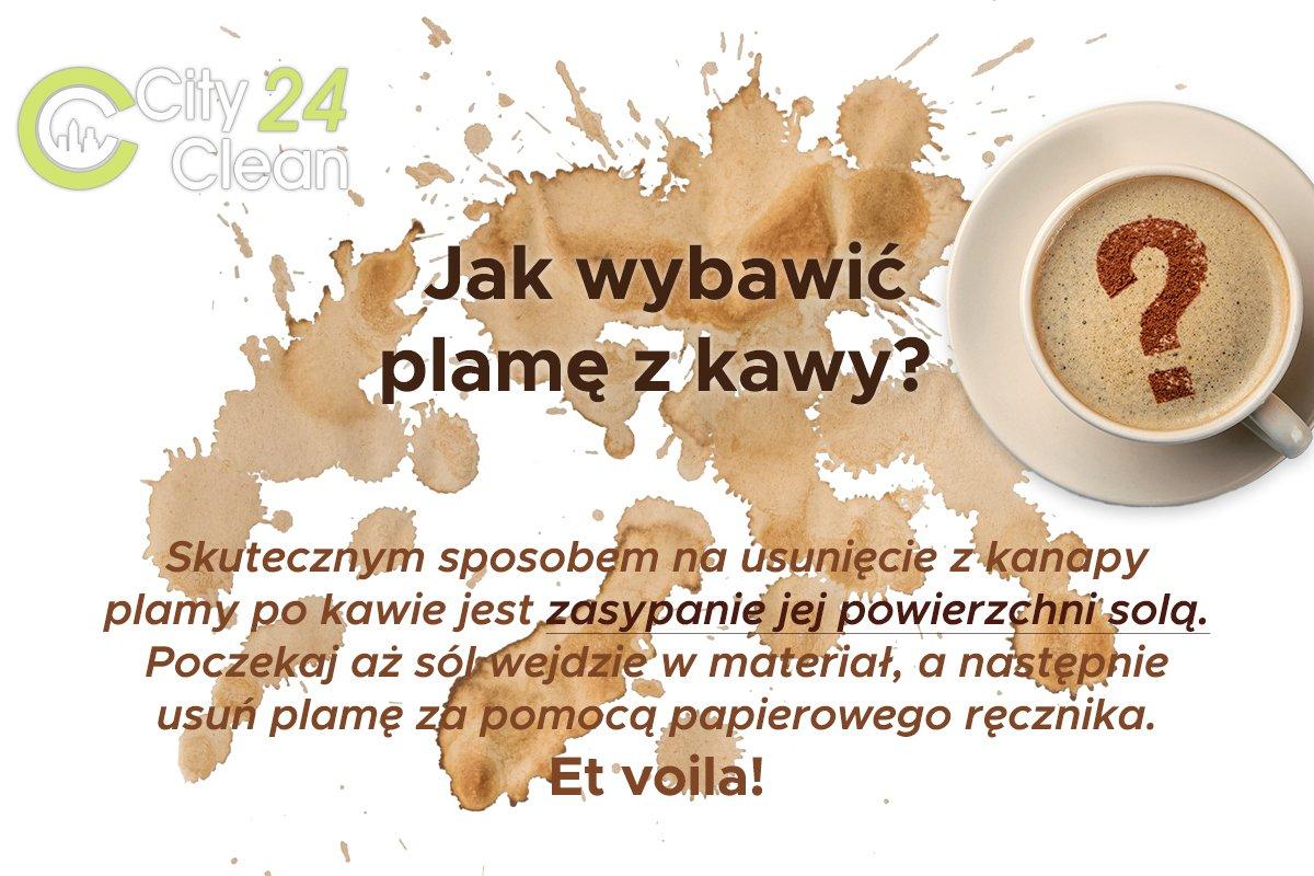 jak wybawić plamę z kawy